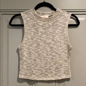 Athena gold crop top with sparkle